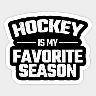 funny hockey Sticker